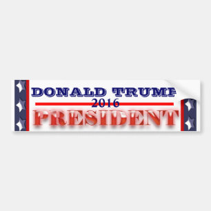ドナルド・トランプの大統領2016年 バンパーステッカー