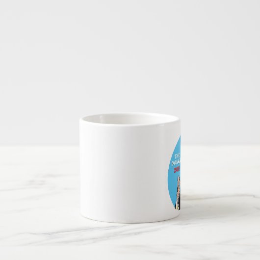 ドナルド・トランプの大統領2016風刺漫画 エスプレッソカップ (正面)