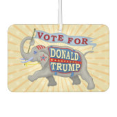 ドナルド・トランプの大統領2020共和党員象 カーエアーフレッシュナー (正面)