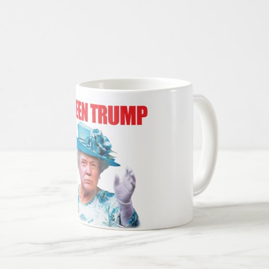 ドナルド・トランプの女王の切札のマグ コーヒーマグカップ (正面右)