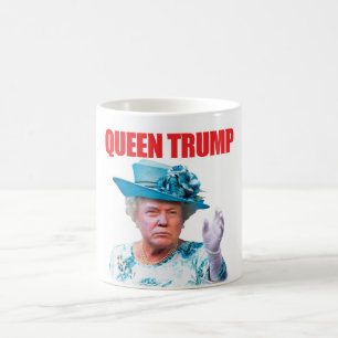 ドナルド・トランプの女王の切札のマグ コーヒーマグカップ