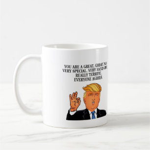 ドナルド・トランプの幸せな父の日のコーヒー・マグ大きいGr コーヒーマグカップ