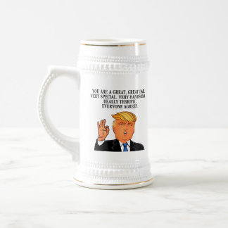 ドナルド・トランプの幸せな父の日のコーヒー・マグ大きいGr ビールジョッキ