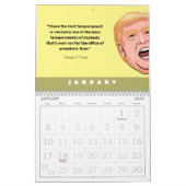 ドナルド・トランプの引用文 カレンダー (1月 2027)