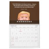 ドナルド・トランプの引用文 カレンダー (2月 2027)