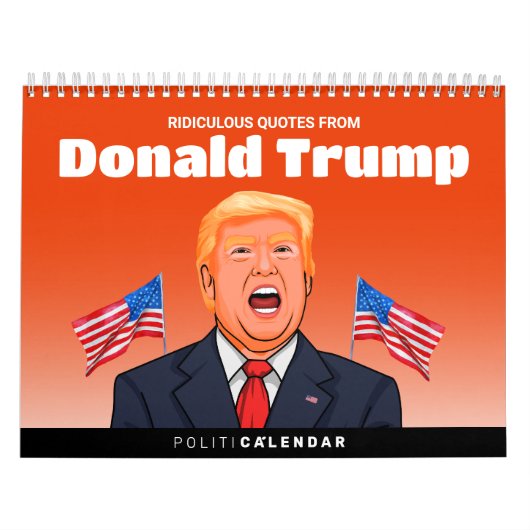 ドナルド・トランプの引用文 カレンダー (カバー)
