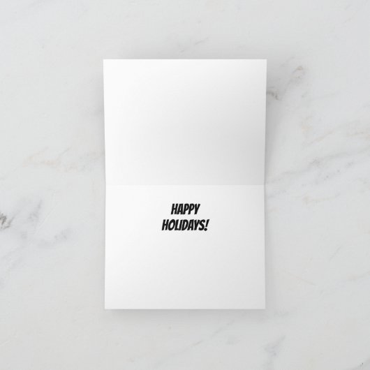 ドナルド・トランプの怒れるクリスマス サンキューカード (内部)