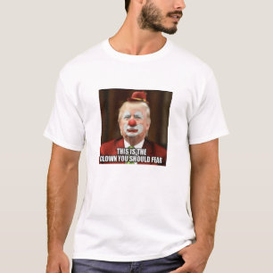 ドナルド・トランプの恐いピエロ Tシャツ