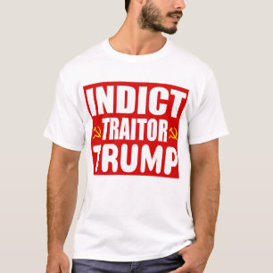 ドナルド・トランプの抗議のTシャツは反逆者の切札を起訴します Tシャツ