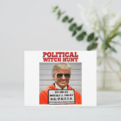 ドナルド・トランプの政治的な魔女狩り シーズンポストカード (スタンド正面)