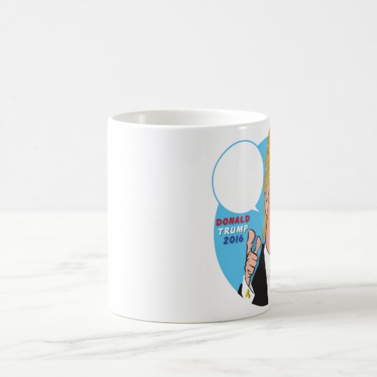 ドナルド・トランプの漫画のコーヒー・マグ-キャプションを書きます コーヒーマグカップ (中央)