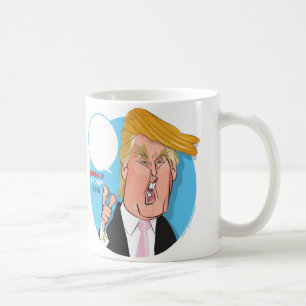 ドナルド・トランプの漫画のコーヒー・マグ-キャプションを書きます コーヒーマグカップ