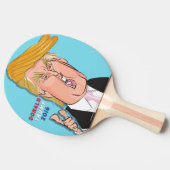 ドナルド・トランプの漫画の卓球ラケット 卓球ラケット (横)