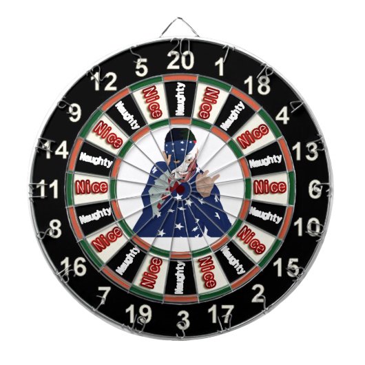 ドナルド・トランプの漫画ポートレート ダーツボード (正面)