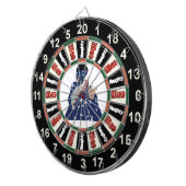 ドナルド・トランプの漫画ポートレート ダーツボード (正面右)