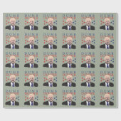 ドナルド・トランプの物の言えなくより物の言えない風刺 ラッピングペーパー (フラット)