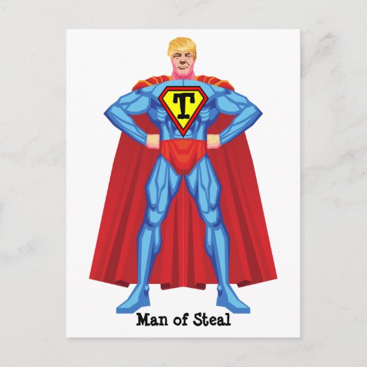 ドナルド・トランプの盗み男 ポストカード (正面)
