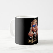 ドナルド・トランプの米国大統領選挙を見逃した コーヒーマグカップ (正面左)