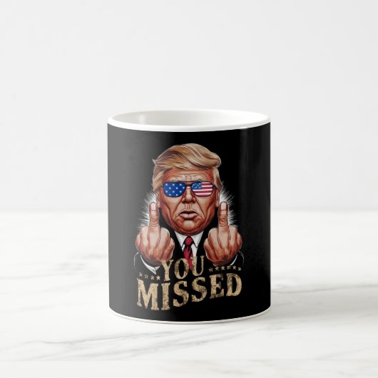 ドナルド・トランプの米国大統領選挙を見逃した コーヒーマグカップ (中央)