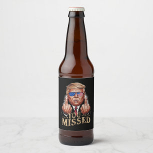 ドナルド・トランプの米国大統領選挙を見逃した ビールラベル