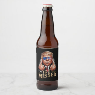 ドナルド・トランプの米国大統領選挙を見逃した ビールラベル