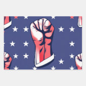 ドナルド・トランプの米国政治への影響 ラッピングペーパーシート (正面2)