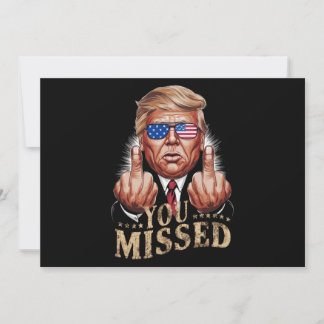 ドナルド・トランプの米大統領選を見逃した 招待状
