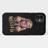 ドナルド・トランプの米大統領選を見逃した Case-Mate iPhoneケース (裏面(横))
