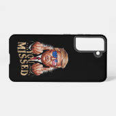 ドナルド・トランプの米大統領選を見逃した SAMSUNG GALAXYケース (裏面横)