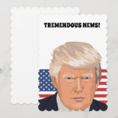 ドナルド・トランプの誕生日パーティー個人招待状 招待状 (正面/裏面)