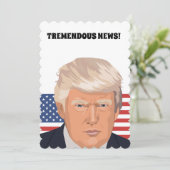 ドナルド・トランプの誕生日パーティー個人招待状 招待状 (スタンド正面)