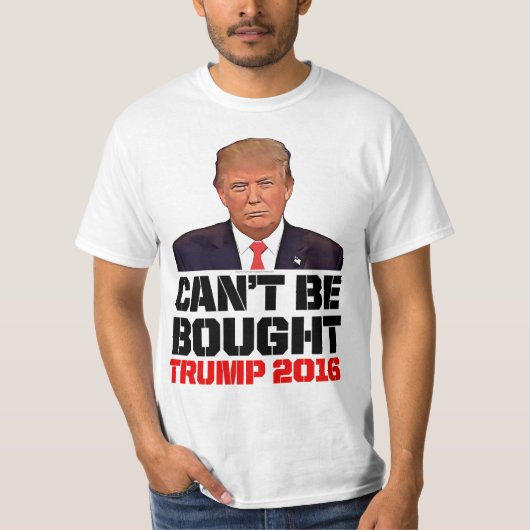 ドナルド・トランプの買われた2016年のTシャツはあることができません Tシャツ (正面)