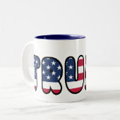 ドナルド・トランプの選挙米国の大統領2016年 ツートーンマグカップ (正面左)