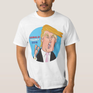 ドナルド・トランプの2016年の漫画のTシャツ Tシャツ