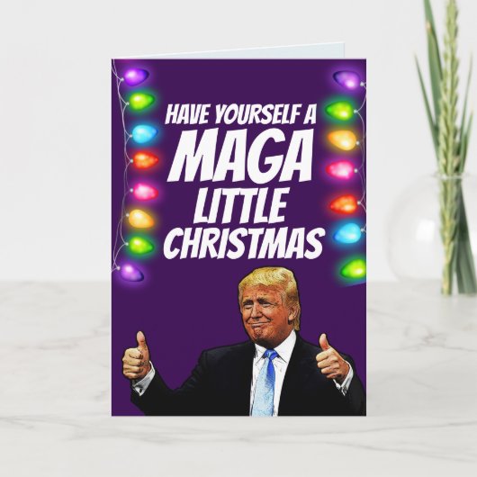 ドナルド・トランプのMAGAクリスマスカード シーズンカード (正面)
