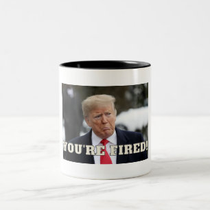 ドナルド·トランプはあなたは発射!マグ ツートーンマグカップ