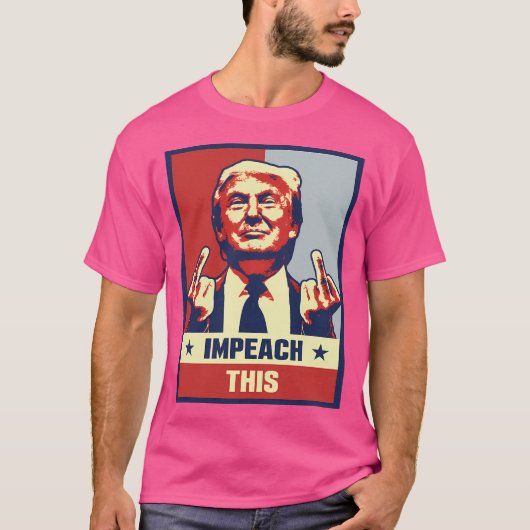 ドナルド・トランプはこれを妨害する Tシャツ (正面)