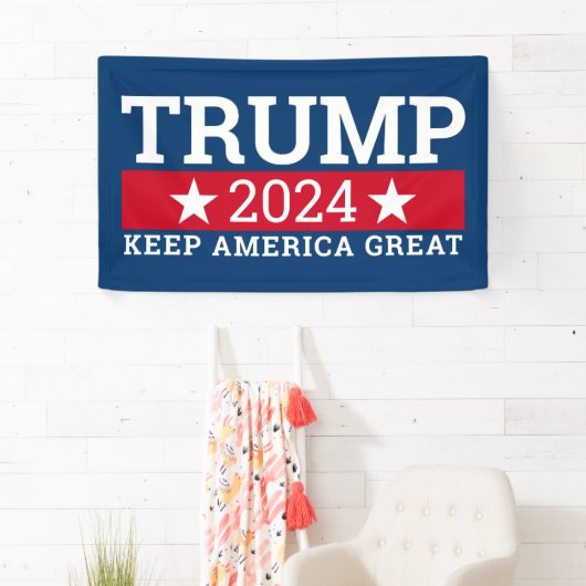 ドナルド・トランプはアメリカ保の年を変え素晴らしる 横断幕 (インサイチュ)