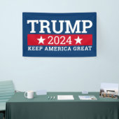 ドナルド・トランプはアメリカ保の年を変え素晴らしる 横断幕 (トレードショー)
