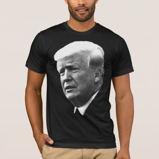 ドナルド・トランプはポートレートに直面します Tシャツ (正面)