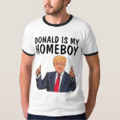 ドナルド・トランプは俺の親友 面白Tシャツ Tシャツ (正面)