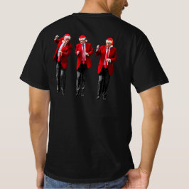ドナルド・トランプは社長踊りQRトランプ Tシャツ