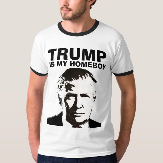ドナルド・トランプは私のホームボーイTシャツ2020! Tシャツ (正面)