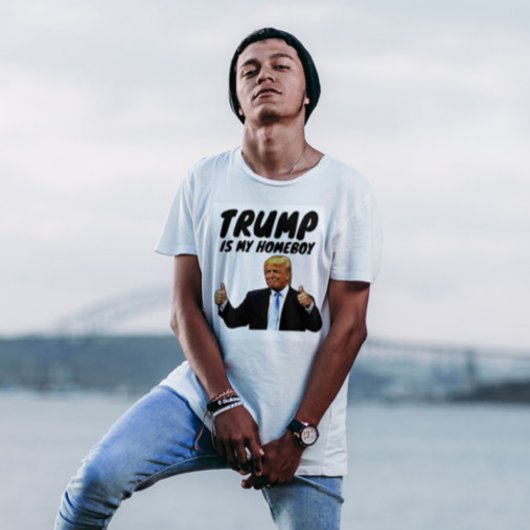 ドナルド・トランプは私のホームボーイTシャツTシャツ Tシャツ