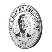 ドナルド・トランプは私の大統領ではないです ダーツボード (正面右)