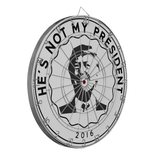 ドナルド・トランプは私の大統領ではないです ダーツボード (正面左)