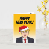 ドナルド・トランプより新年のご挨拶 カード (黄色い花)