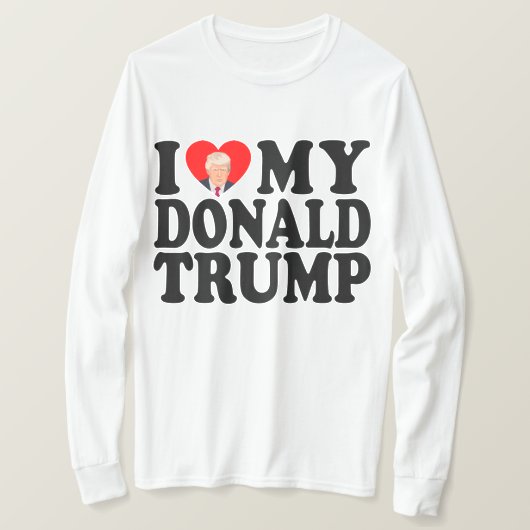 ドナルド・トランプを愛す 第47代大統領 Tシャツ (デザイン正面)