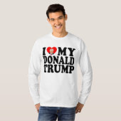 ドナルド・トランプを愛す 第47代大統領 Tシャツ (正面フル)