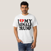 ドナルド・トランプを愛す 第47代大統領 Tシャツ (正面フル)